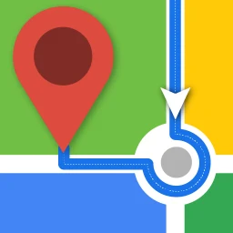 GPS+ Maps, Navigation, Traffic のアイコン