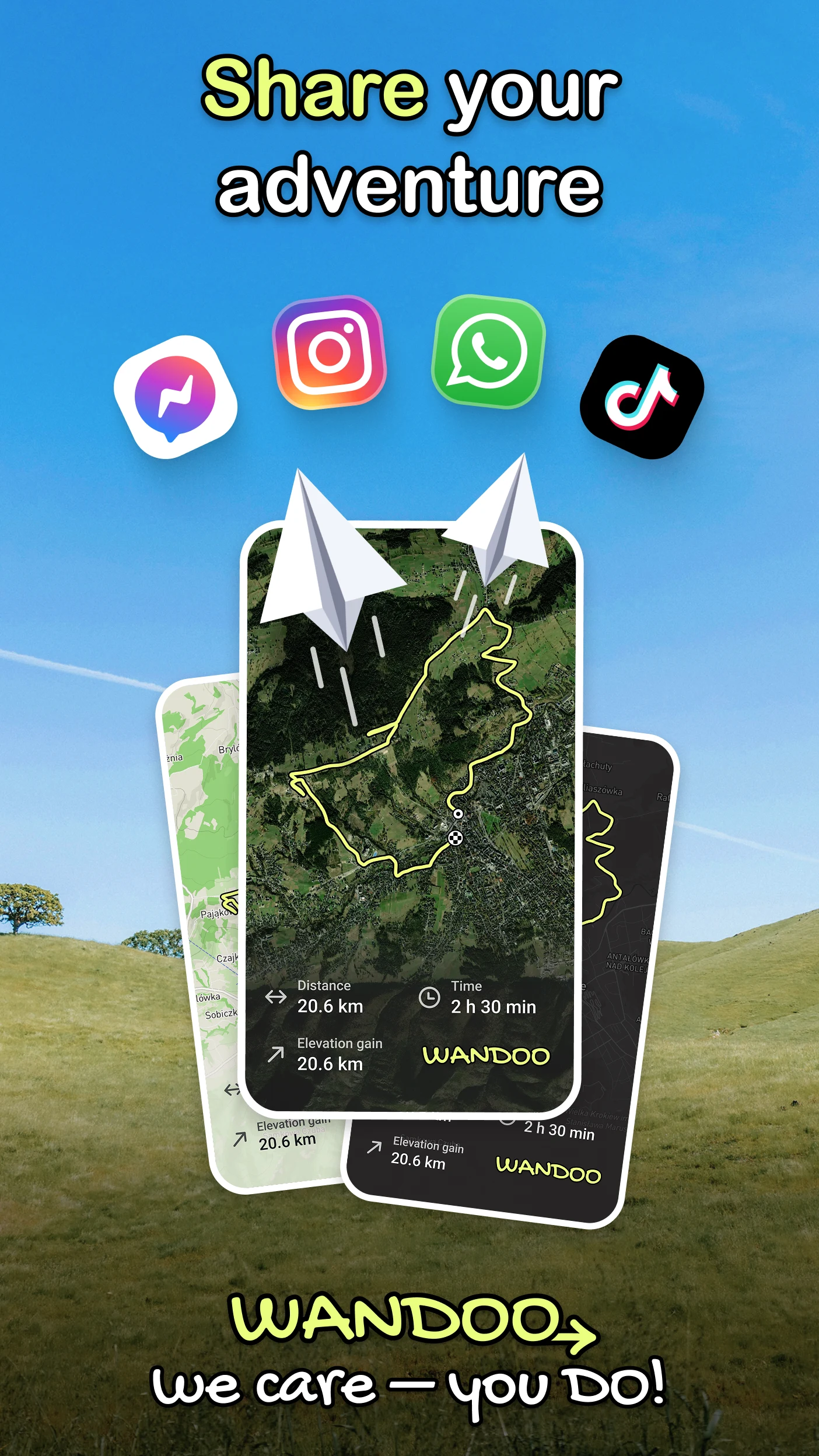 WANDOO: Offline Hiking Maps screenshot