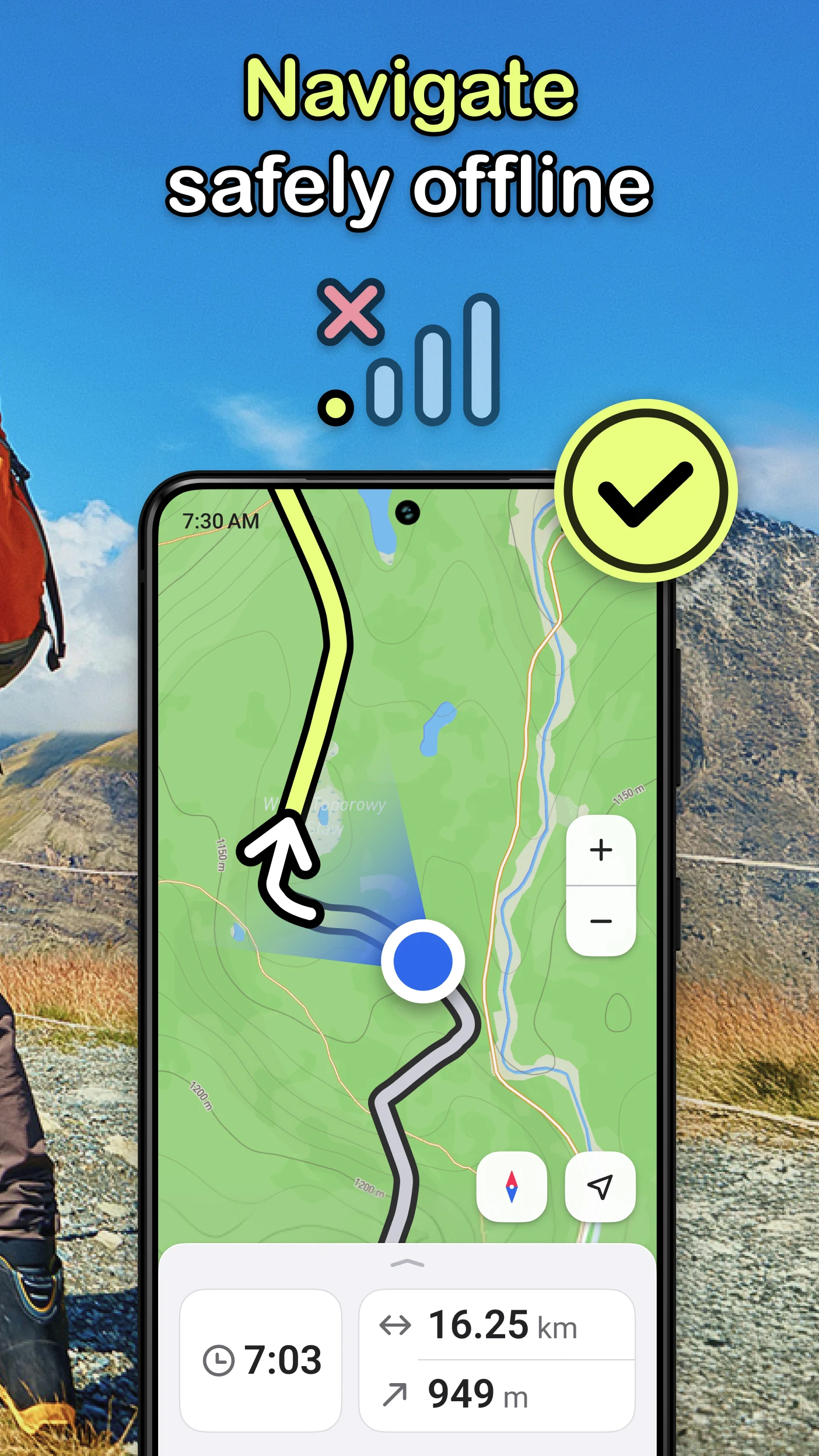 WANDOO: Offline Hiking Maps screenshot